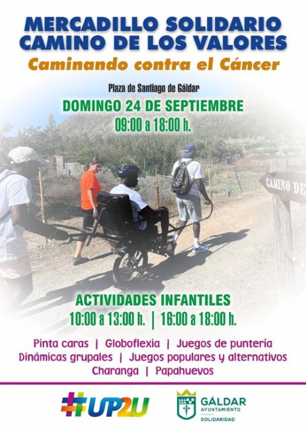 Gáldar: La Plaza de Santiago acogerá el domingo un mercadillo solidario en favor de la lucha contra el cáncer