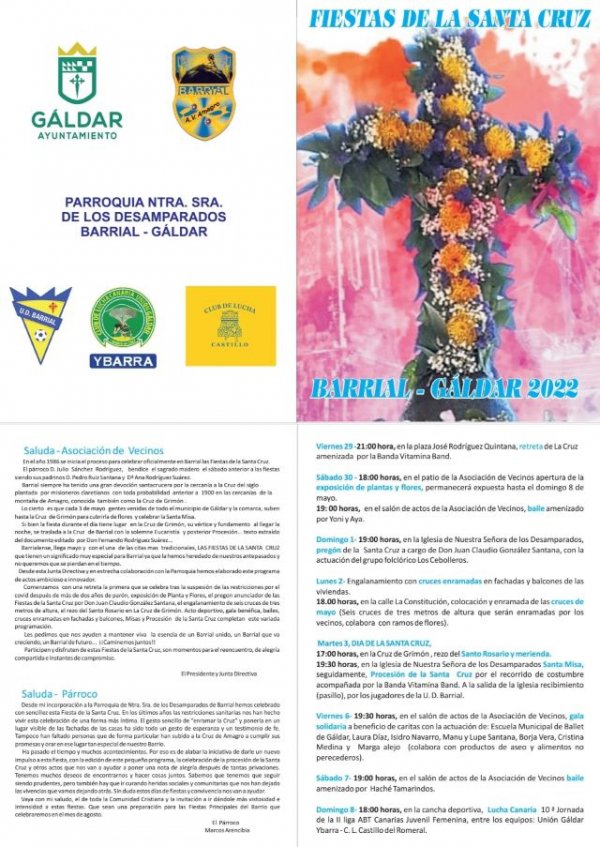 Gáldar: Fiestas de la Santa Cruz 2022 en Barrial
