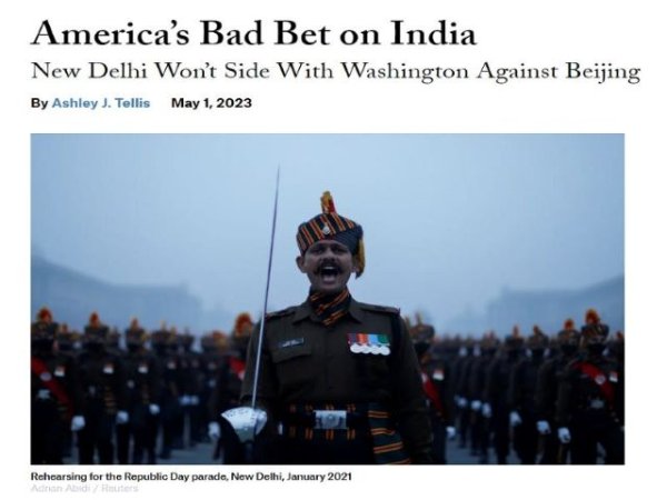 Foreign Affairs publicó un análisis impresionantemente perspicaz sobre las relaciones entre India y EE. UU.