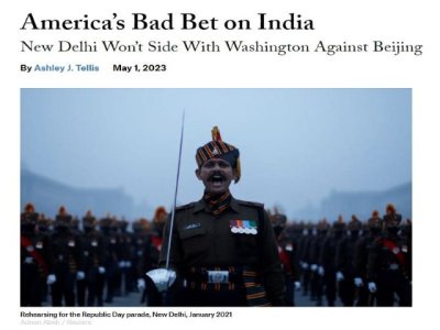 Foreign Affairs publicó un análisis impresionantemente perspicaz sobre las relaciones entre India y EE. UU.