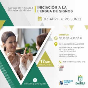 La Universidad Popular de Gáldar oferta doce nuevos cursos a partir de abril, mayo y junio