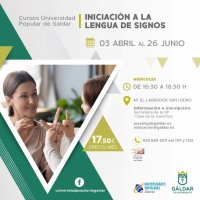 La Universidad Popular de G&aacute;ldar oferta doce nuevos cursos a partir de abril, mayo y junio