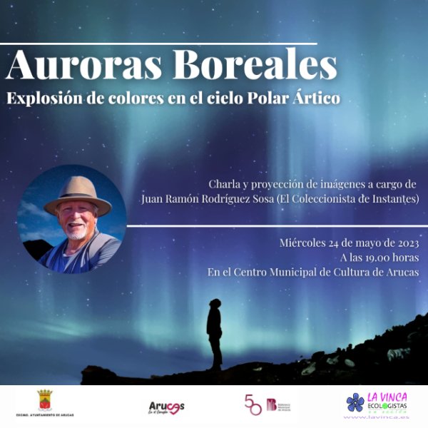 Arucas: Las “Auroras Boreales” de El Coleccionista de Instantes, llenarán la pantalla del Centro Municipal de Cultura