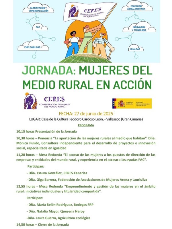 Valleseco acoge la jornada “Mujeres del Medio Rural en Acción”