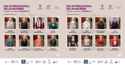 G&aacute;ldar rendir&aacute; este jueves un homenaje a las mujeres que luchan por la igualdad de g&eacute;nero desde la maternidad
