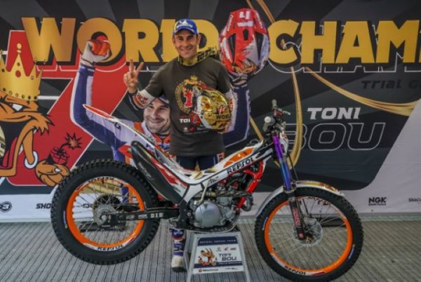 Bou y Fujinami, dos campeones del mundo, serán las estrellas de Honda Canarias en la gran fiesta del Trial
