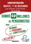 Concentraciones en todo el pa&iacute;s para exigir un &lsquo;candado&rsquo; para las pensiones
