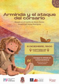 El Auditorio de Valleseco acoge la obra familiar Arminda y el ataque del corsario
