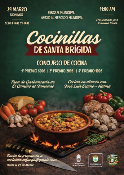 Santa Br&iacute;gida busca al mejor &ldquo;cocinillas&rdquo; del municipio