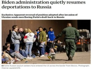 Estados Unidos reanuda la deportaci&oacute;n de hombres rusos que huyen de la movilizaci&oacute;n desacredita su poder blando