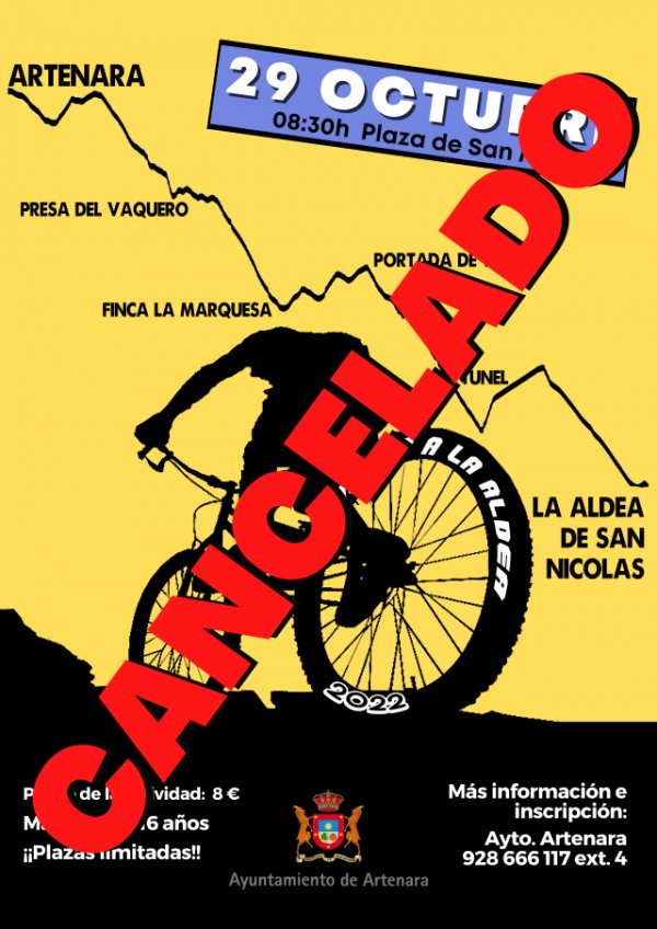 Artenara: La &#039;Bajada a La Aldea&#039; ha sido cancelada hasta el próximo año