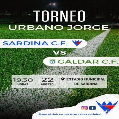Nueva edici&oacute;n del 'Torneo Urbano Jorge' organizado por el Sardina C.F el martes 22 de agosto a las 19.30 horas