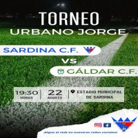 Nueva edici&oacute;n del 'Torneo Urbano Jorge' organizado por el Sardina C.F el martes 22 de agosto a las 19.30 horas