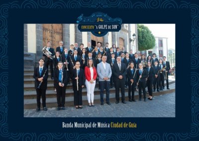 Presentaci&oacute;n del primer disco de la Banda de M&uacute;sica Ciudad de Gu&iacute;a este viernes en la Casa de la Cultura