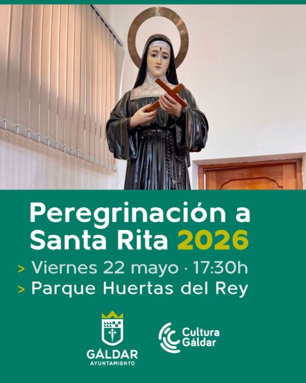 G&aacute;ldar peregrina a Anzof&eacute; este viernes con motivo de la festividad de Santa Rita