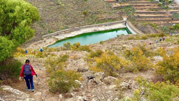 Senderismo: Turcón visitó el municipio de Firgas en su programa anual de actividades