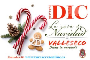 Regresa “La Casa de la Navidad” a Valleseco