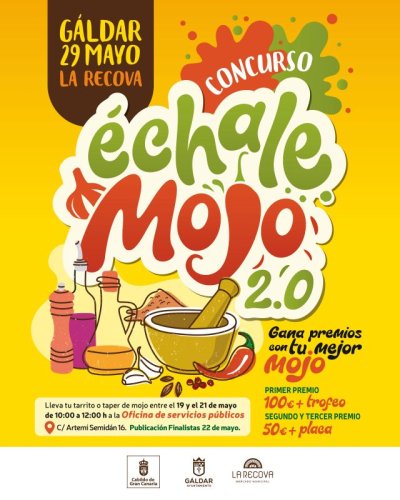 Gáldar: La Recova vuelve a llenarse de sabor el 29 de mayo con el concurso ‘Échale mojo 2.0’