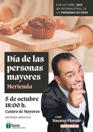 Teror conmemora el Día de las personas mayores con el humor de Maestro Florido