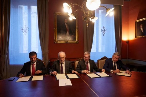 Canarias refuerza sus lazos con la Real Academia Espa&ntilde;ola para impulsar nuevas l&iacute;neas de cooperaci&oacute;n