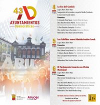 El Ayuntamiento de Arucas celebrará el 43º Aniversario de los Ayuntamientos Democráticos los días 4, 5 y 6 de abril