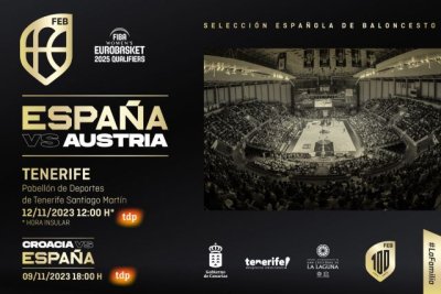 Canarias acoge el partido de clasificaci&oacute;n para el Eurobasket 2025 de la Selecci&oacute;n Femenina de Baloncesto