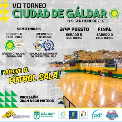 F&uacute;tbol Sala: Todo listo para la s&eacute;ptima edici&oacute;n del Torneo Ciudad de G&aacute;ldar