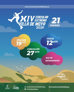 La XIV Circular Extrema Villa de Moya se celebrar&aacute; el s&aacute;bado 21 de marzo