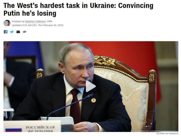 La operación psicológica condenada a fallar de CNN sobre Putin revela algunas verdades incómodas sobre Occidente y Ucrania