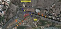 Arucas: Corte parcial en la GC-20 por obras de asfaltado en la Rotonda La Goleta
