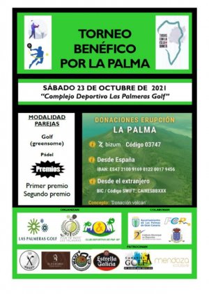 Torneo Ben&eacute;fico Por La Palma de golf y p&aacute;del en las instalaciones deportivas de Las Palmeras Golf
