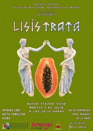 Arucas: Las Escuelas Artísticas Municipales representan Lisístrata