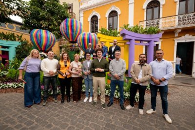 G&aacute;ldar: La primavera vuelve a florecer en el casco hist&oacute;rico con la inauguraci&oacute;n de la sexta edici&oacute;n de 'G&aacute;ldar en Flor'