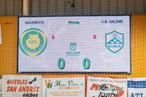 El Ayuntamiento de G&aacute;ldar dota al Polideportivo Juan Vega Mateos de un videomarcador de &uacute;ltima generaci&oacute;n