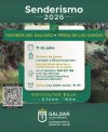 G&aacute;ldar: El programa municipal de Senderos 2026 contin&uacute;a con una ruta desde Tagoror del Gallego el 11 de julio