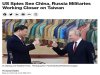 Art&iacute;culo de opini&oacute;n: 'Los esp&iacute;as estadounidenses mienten sobre el entrenamiento de Rusia con China en relaci&oacute;n con Taiw&aacute;n'