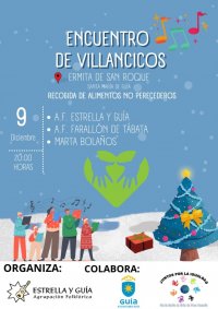 Guía: Encuentro Solidario de Villancicos de la Agrupación Folklórica Estrella y Guía en la Ermita de San Roque