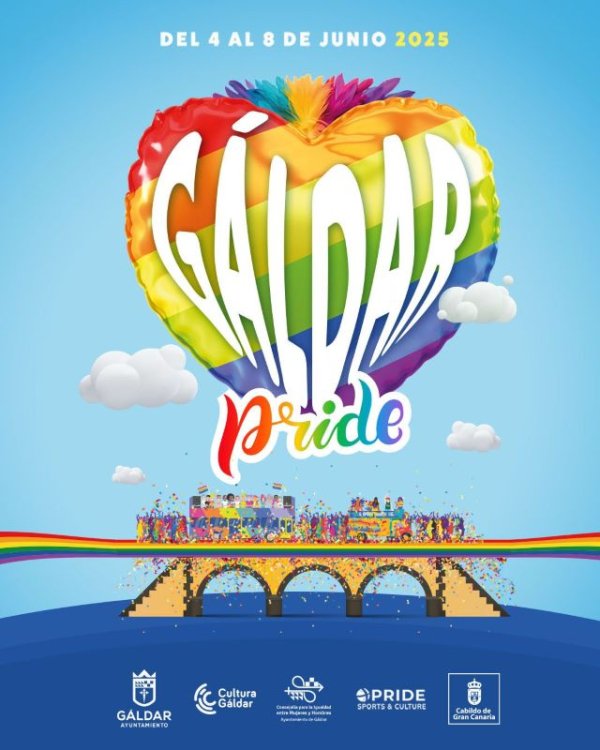 Abiertas las inscripciones para las carrozas que quieran participar en la Gran Cabalgata del Gáldar Pride 2025
