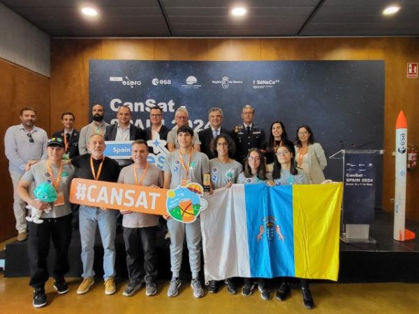 El IES Granadilla de Abona, campeón de España en la final del desafío CanSat