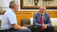 Torres recibe al nuevo jefe del Mando A&eacute;reo de Canarias