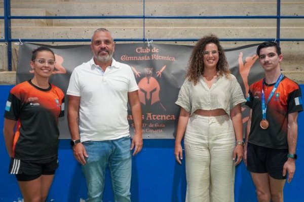 El guiense Jonathan Medina Cubas se alza con el bronce en el Campeonato de España de Gimnasia Rítmica Individual