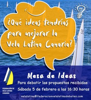 La Federación de Vela Latina Canaria propone una mesa de ideas para mejorar la competición