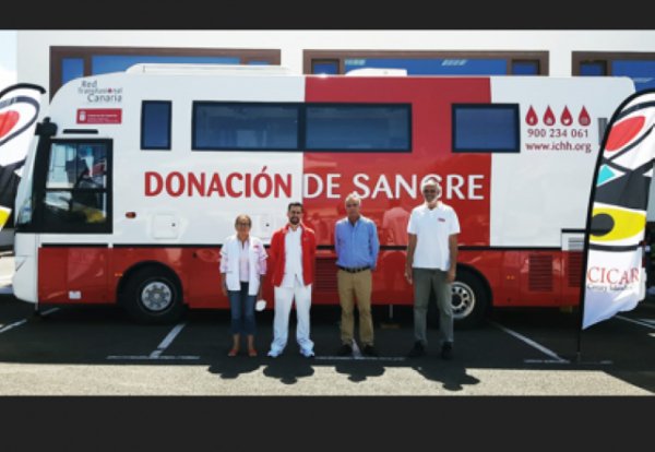 El ICHH promueve la donación de sangre entre el personal de CICAR de San Bartolomé
