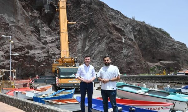 G&aacute;ldar: Avanza en la playa de Sardina la mayor inversi&oacute;n en la seguridad de los taludes en las &uacute;ltimas dos d&eacute;cadas