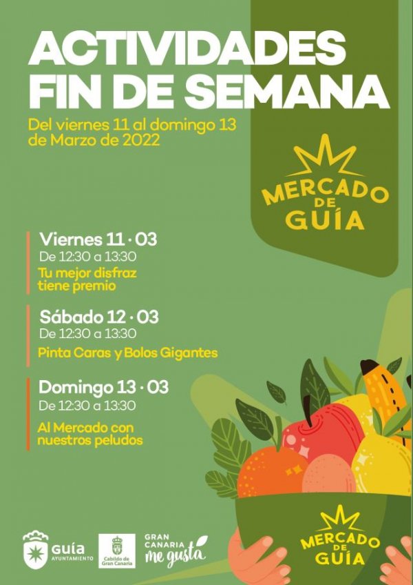 Actividades para el fin de semana en el Mercado de Guía