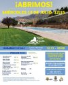 Tejeda: La Piscina Municipal se abre desde el mi&eacute;rcoles 13 de Julio desde las 12:15 horas