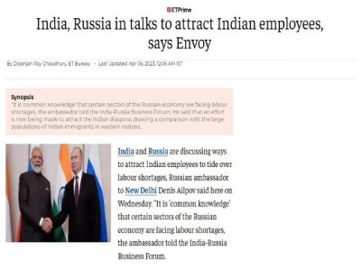 Más inmigración india a Rusia sería mutuamente beneficiosa