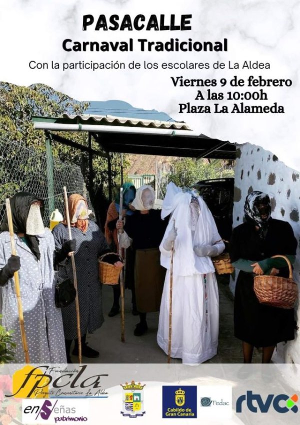 El Carnaval Tradicional abre los actos programados en el Carnaval ‘Le Cinéma’ La Aldea 2024