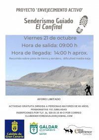 G&aacute;ldar: La Concejal&iacute;a del Mayor organiza una jornada de senderismo guiado por El Confital