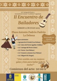 La Dehesa de Guía acogerá este sábado el ‘II Encuentro de Bailadores’